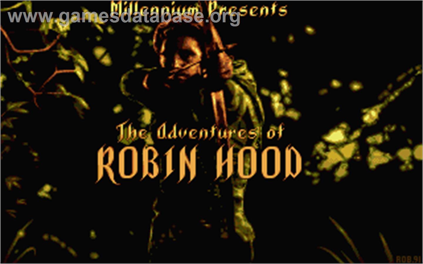 Adventures of Robin Hood - Atari ST - Artwork - Title Screen
