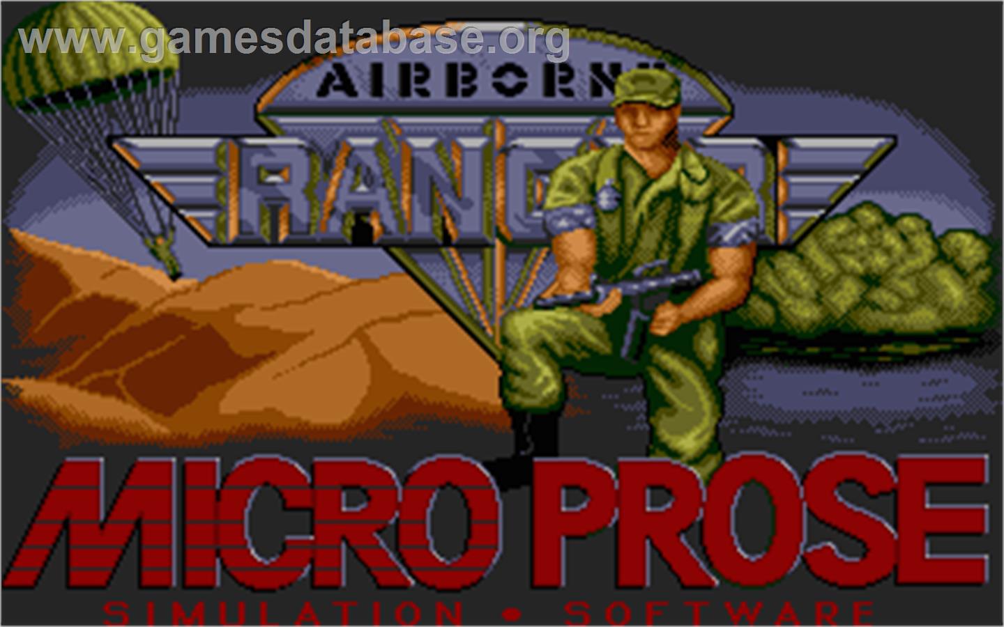 Airborne Ranger - Atari ST - Artwork - Title Screen