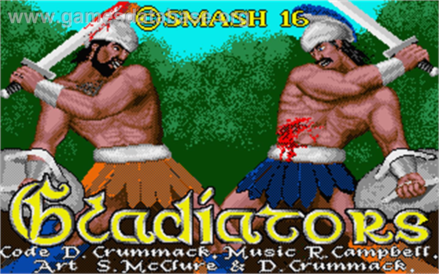 American Gladiators - Atari ST - Artwork - Title Screen