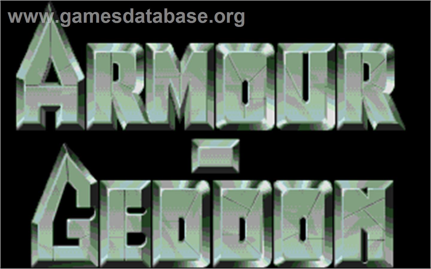 Armour-Geddon - Atari ST - Artwork - Title Screen