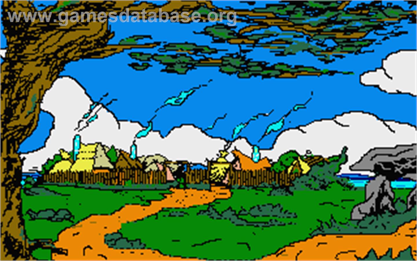 Asterix and the Magic Carpet - Atari ST - Artwork - Title Screen
