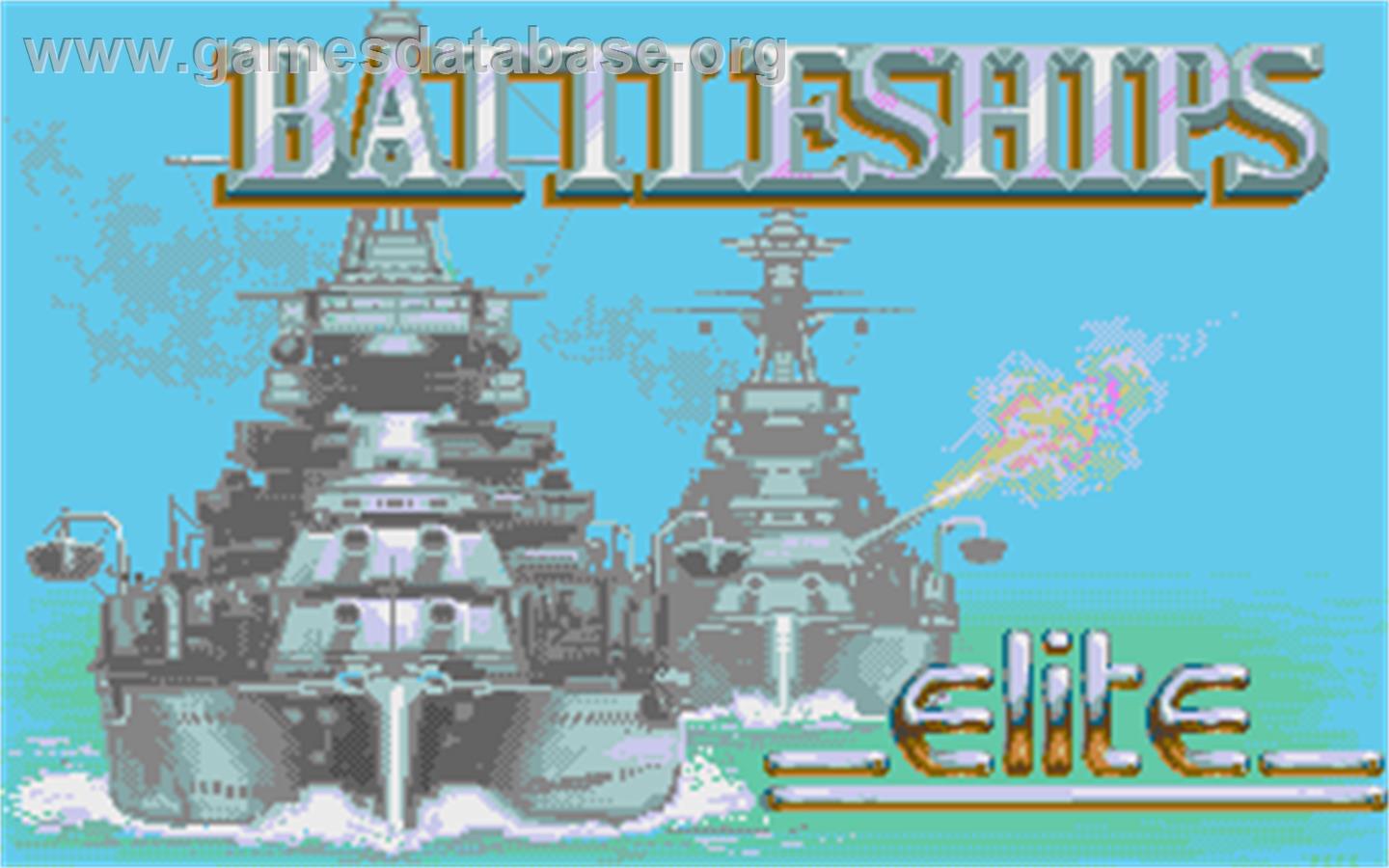 Battleship - Atari ST - Artwork - Title Screen
