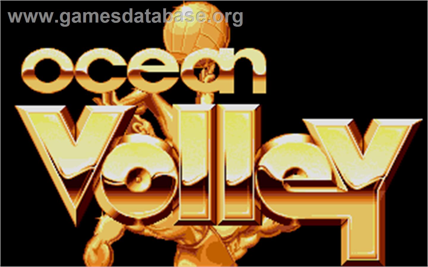 Beach Volley - Atari ST - Artwork - Title Screen