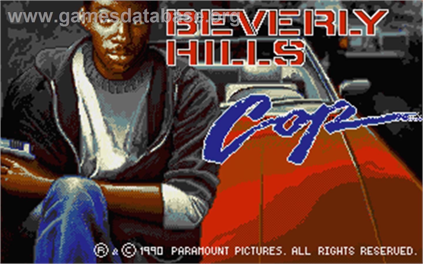 Beverly Hills Cop - Atari ST - Artwork - Title Screen