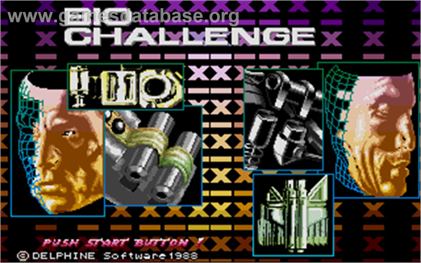 Bio Challenge - Atari ST - Artwork - Title Screen