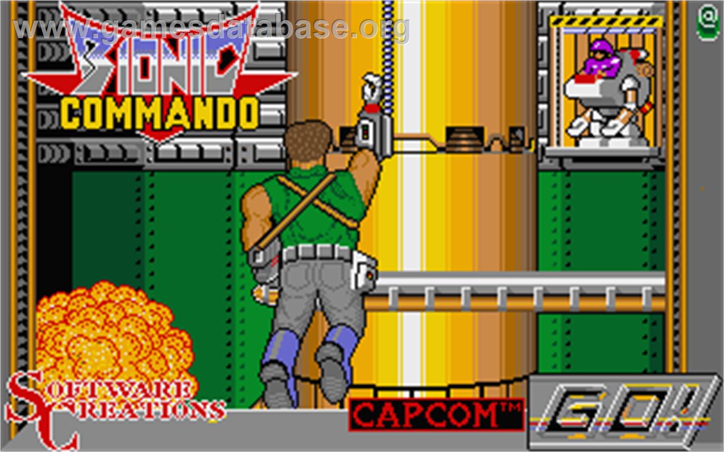 Bionic Commando - Atari ST - Artwork - Title Screen