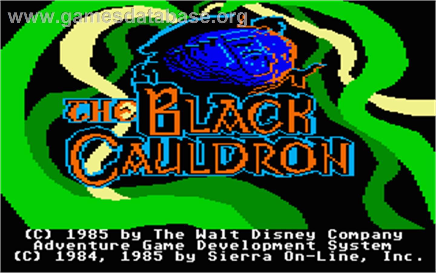 Black Cauldron - Atari ST - Artwork - Title Screen