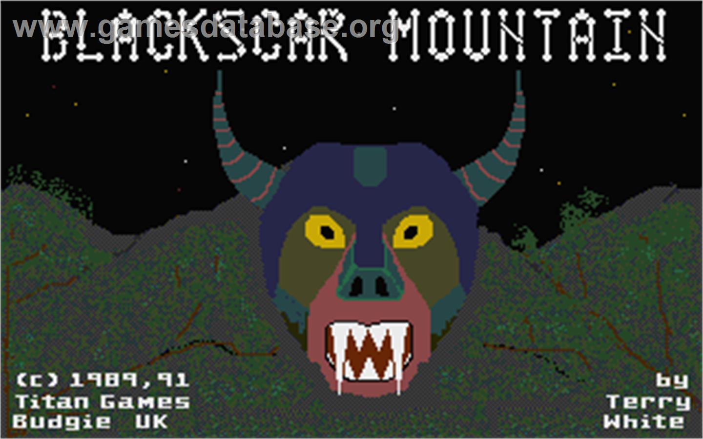 Blackscar Mountain - Atari ST - Artwork - Title Screen