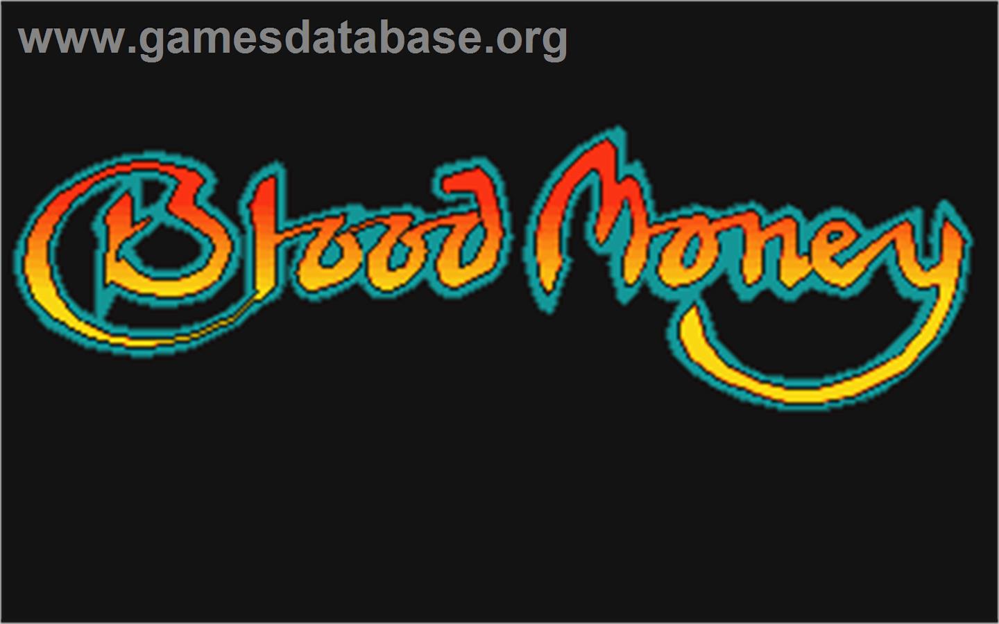 Blood Money - Atari ST - Artwork - Title Screen