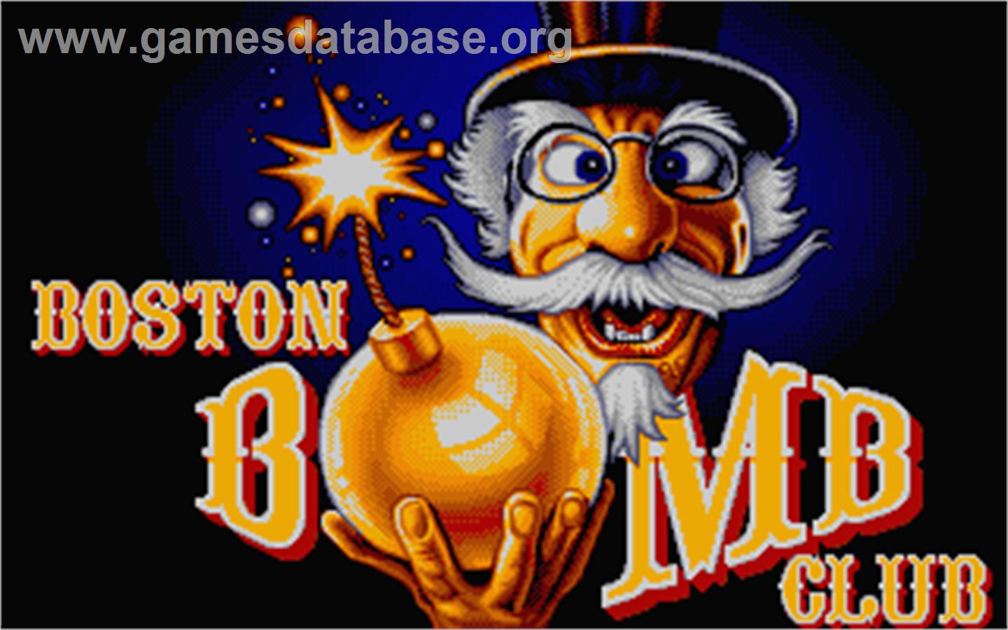 Boston Bomb Club - Atari ST - Artwork - Title Screen