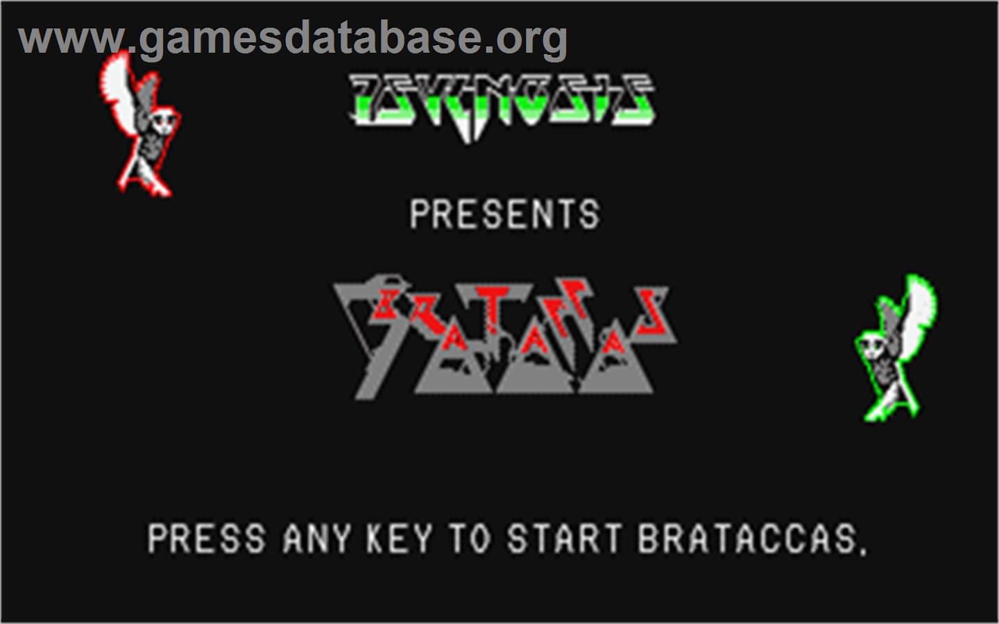 Brataccas - Atari ST - Artwork - Title Screen