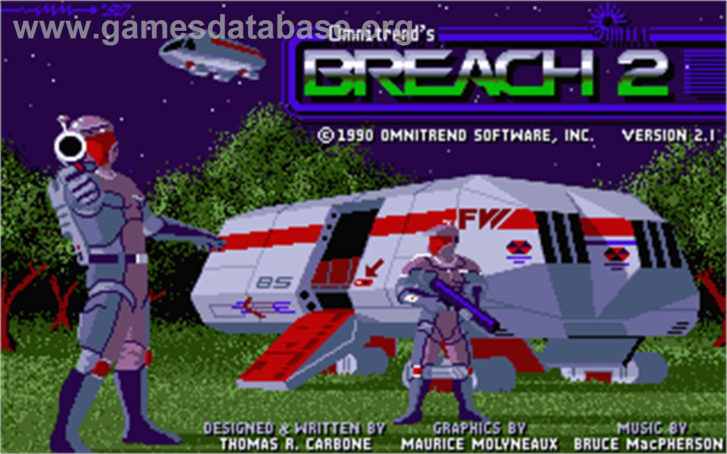 Breach 2 - Atari ST - Artwork - Title Screen