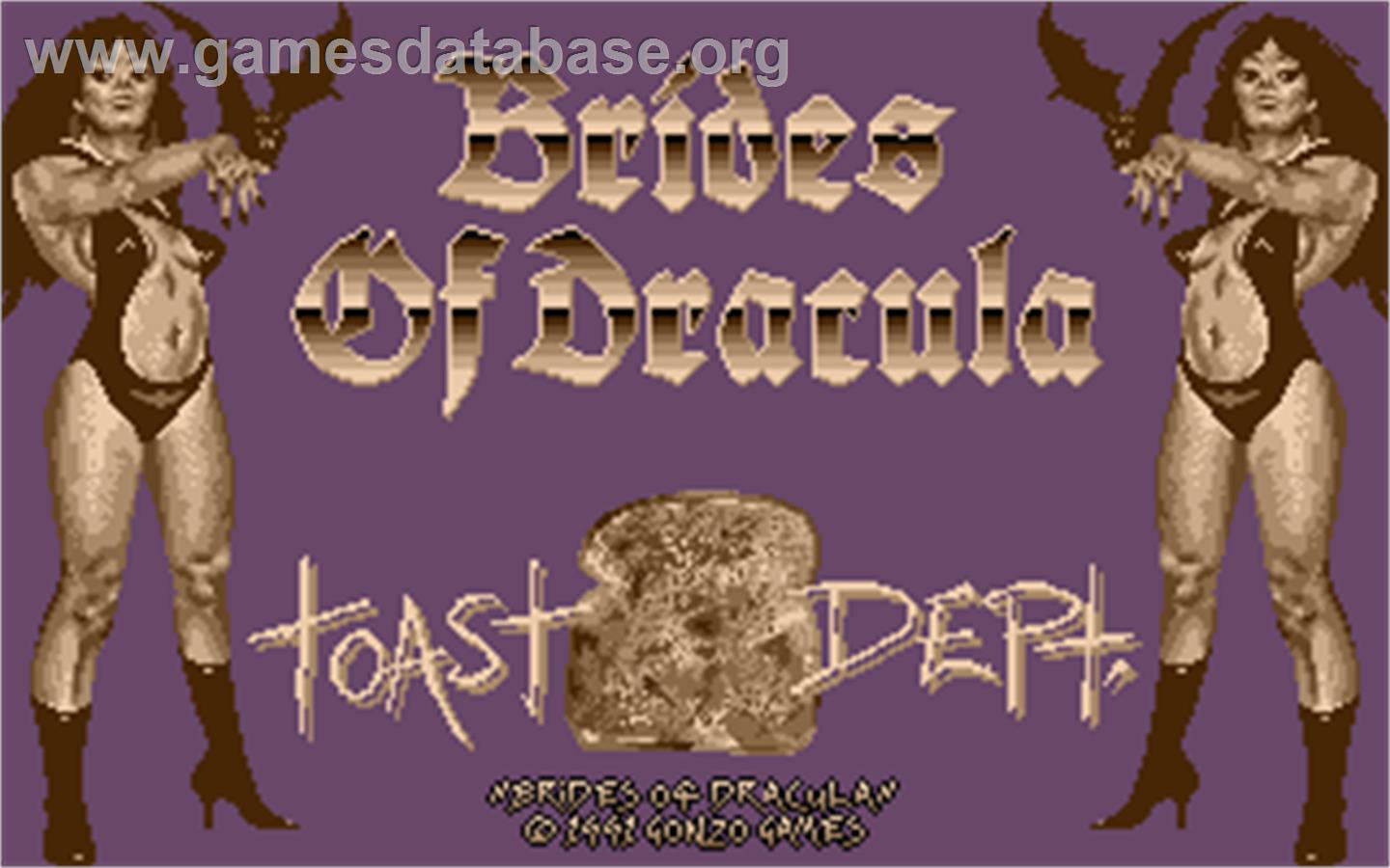 Brides of Dracula - Atari ST - Artwork - Title Screen