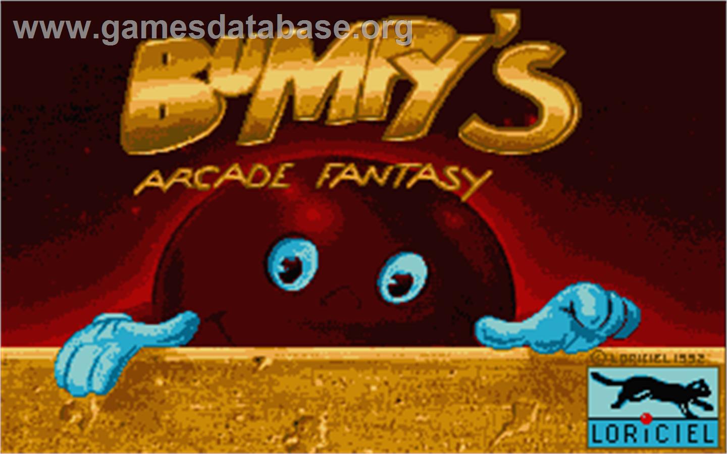 Bumpy's Arcade Fantasy - Atari ST - Artwork - Title Screen