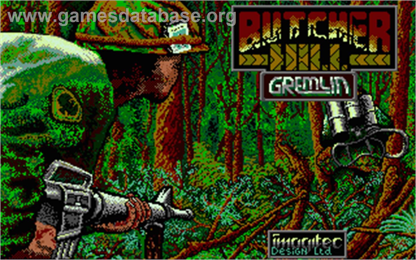 Butcher Hill - Atari ST - Artwork - Title Screen