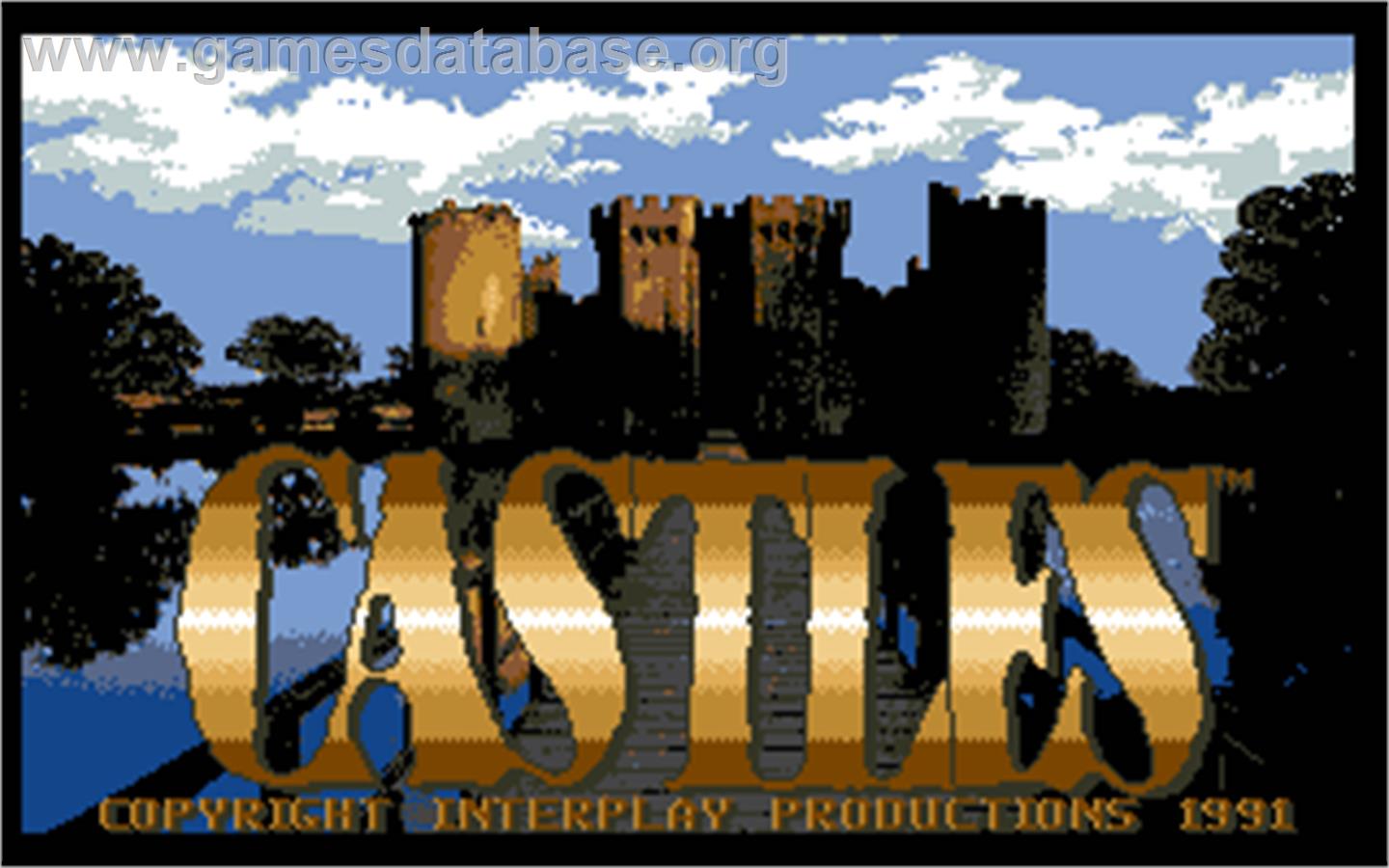 Castles - Atari ST - Artwork - Title Screen