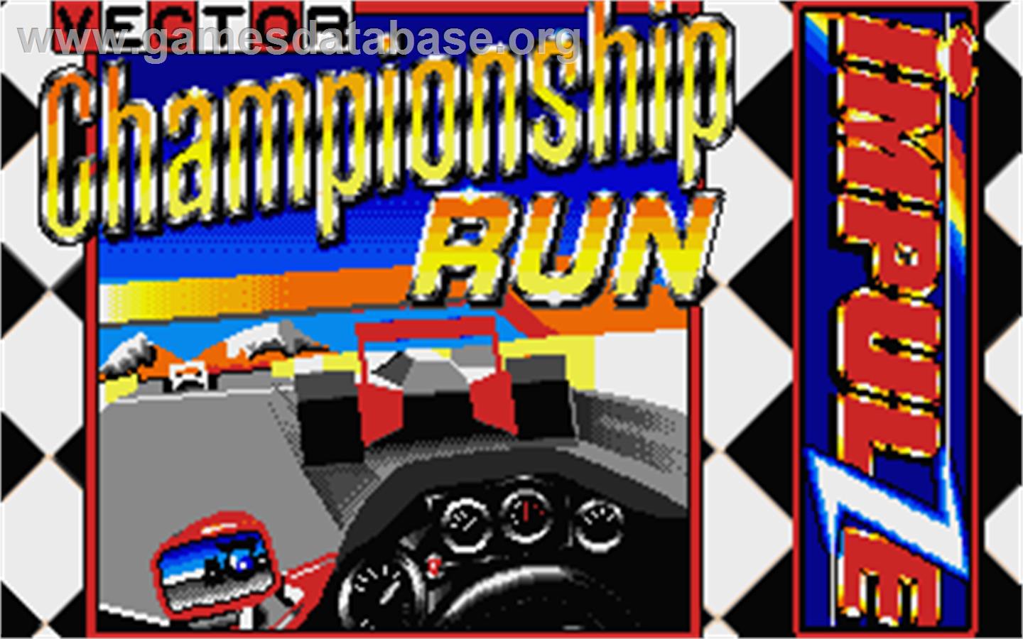 Championship Run - Atari ST - Artwork - Title Screen