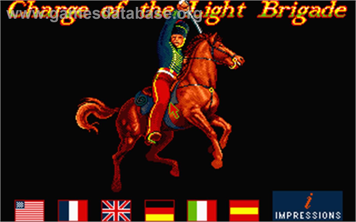 Charge of the Light Brigade - Atari ST - Artwork - Title Screen