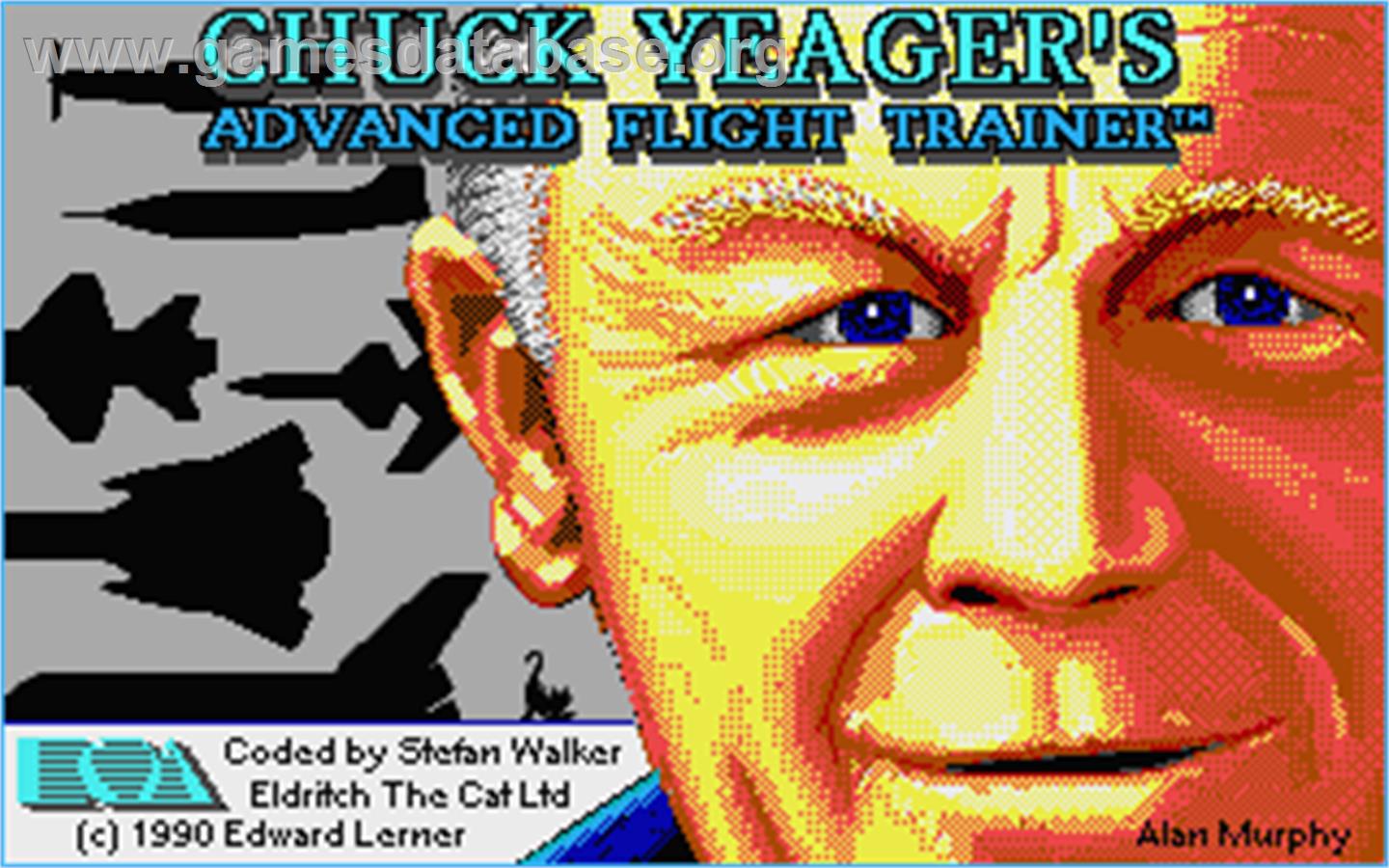 Chuck Yeager's Advanced Flight Trainer 2.0 - Atari ST - Artwork - Title Screen