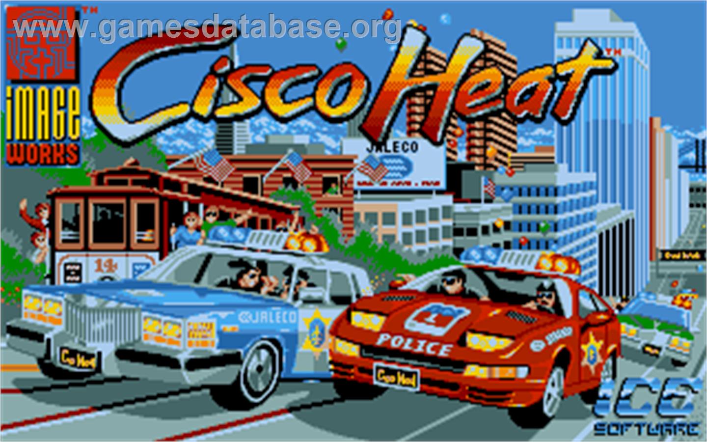 Cisco Heat: All American Police Car Race - Atari ST - Artwork - Title Screen
