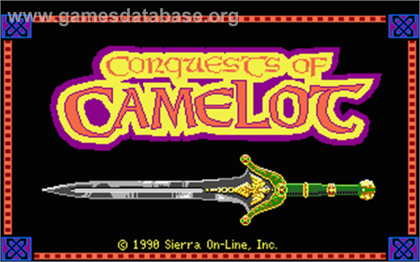 Conquests of Camelot: The Search for the Grail - Atari ST - Artwork - Title Screen