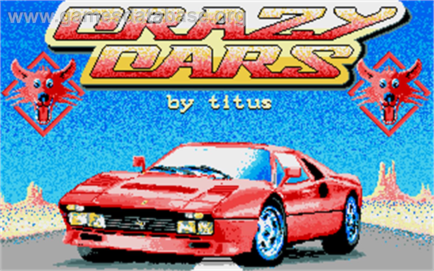 Crazy Cars - Atari ST - Artwork - Title Screen