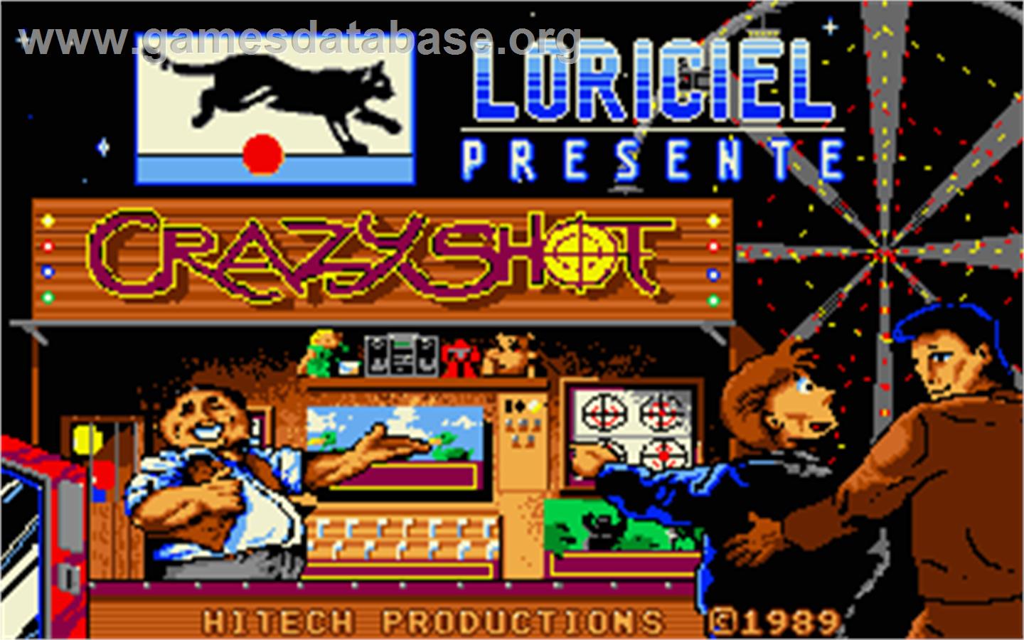 Crazy Shot - Atari ST - Artwork - Title Screen