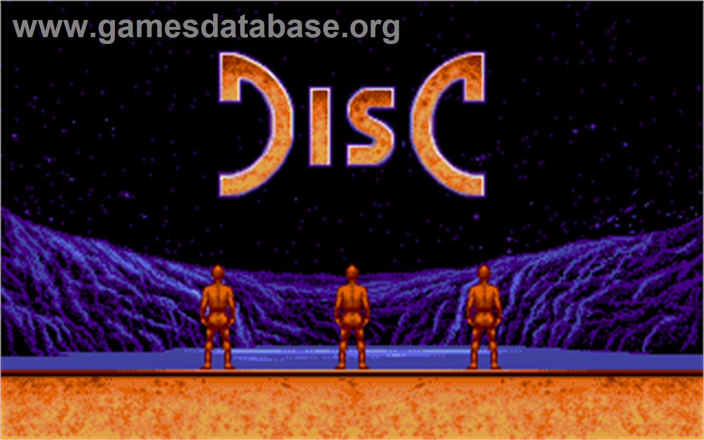 Disc - Atari ST - Artwork - Title Screen