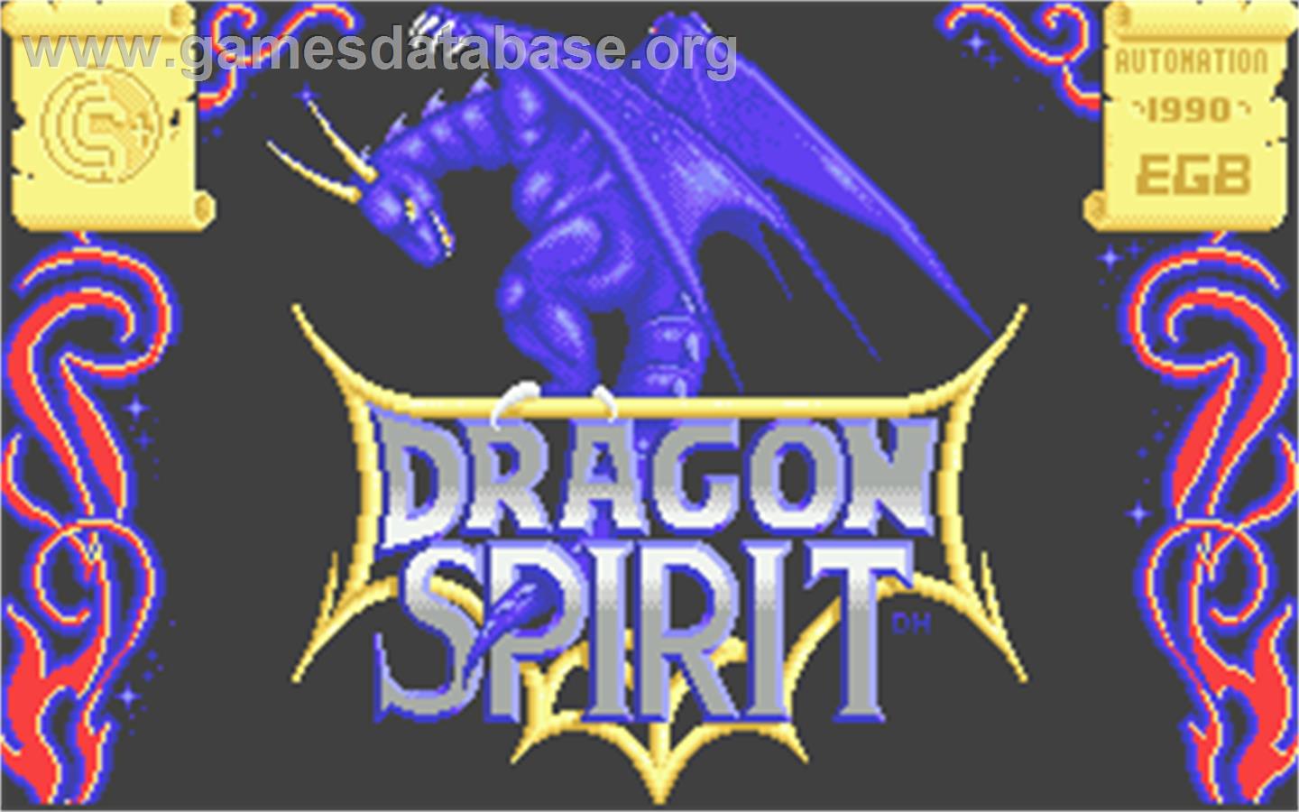 Dragon Spirit - Atari ST - Artwork - Title Screen