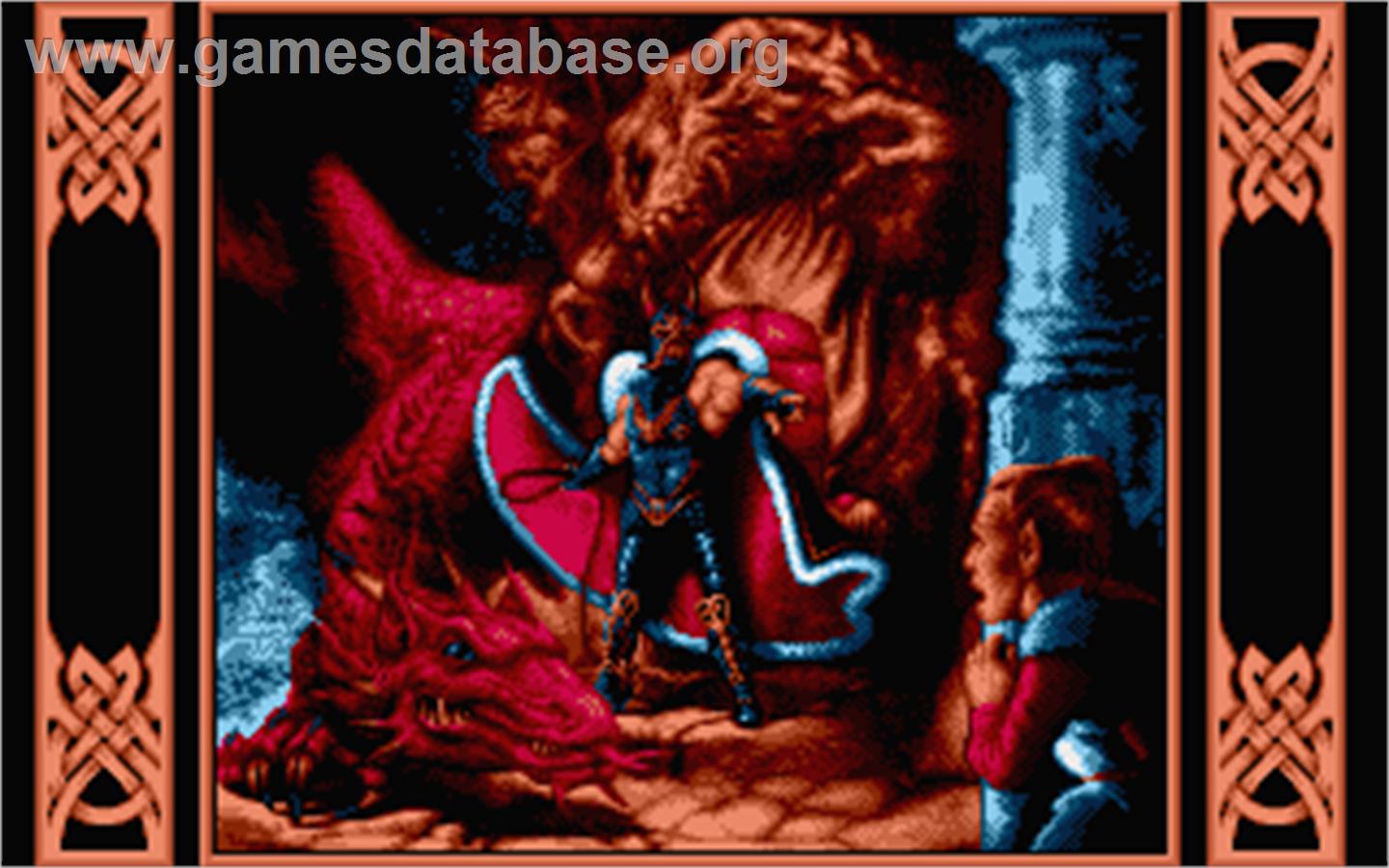 Dragons of Flame - Atari ST - Artwork - Title Screen