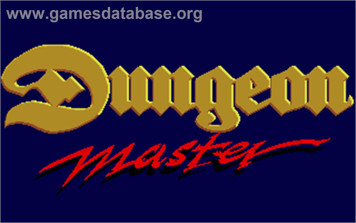 Dungeon Master - Atari ST - Artwork - Title Screen