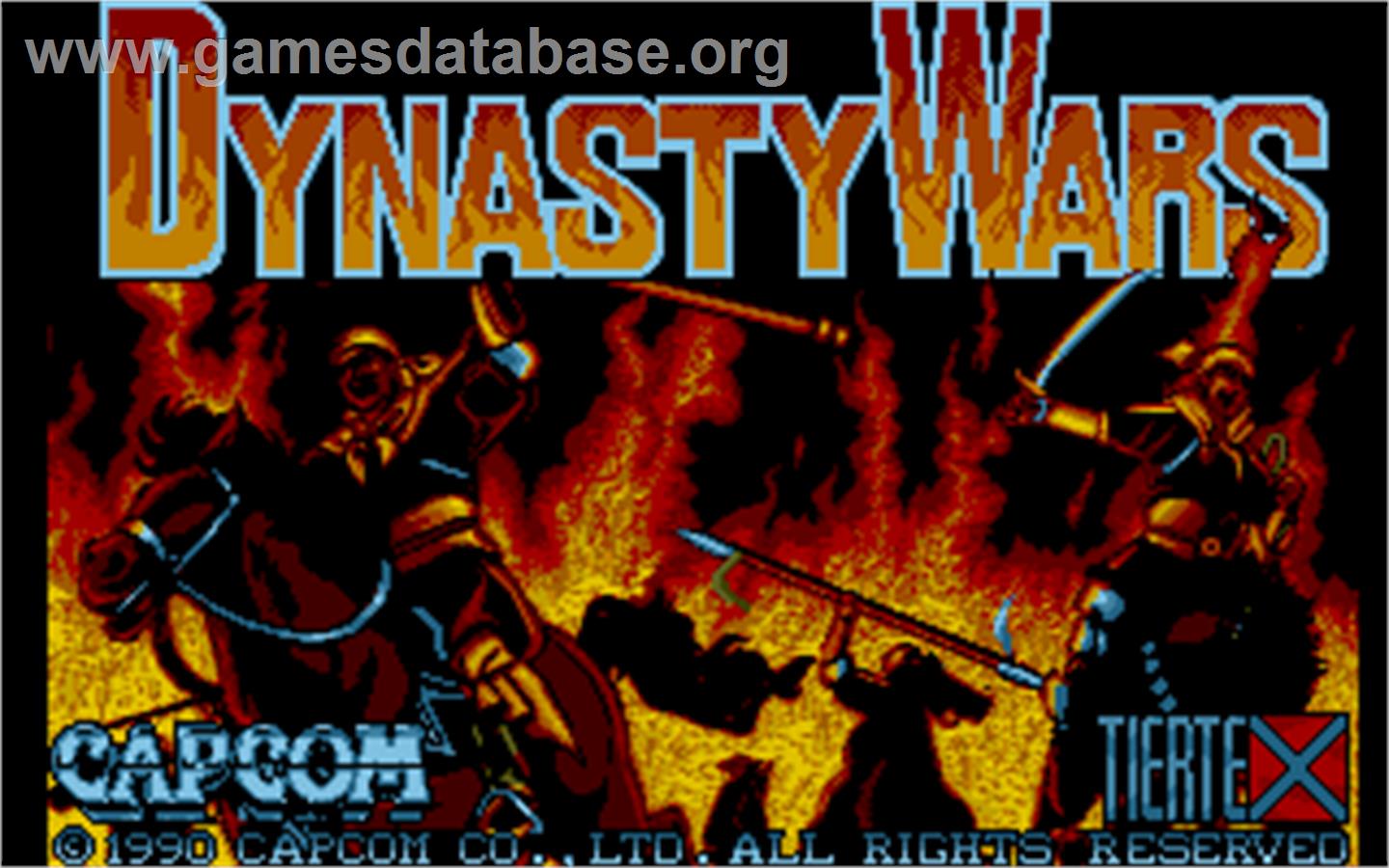 Dynasty Wars - Atari ST - Artwork - Title Screen