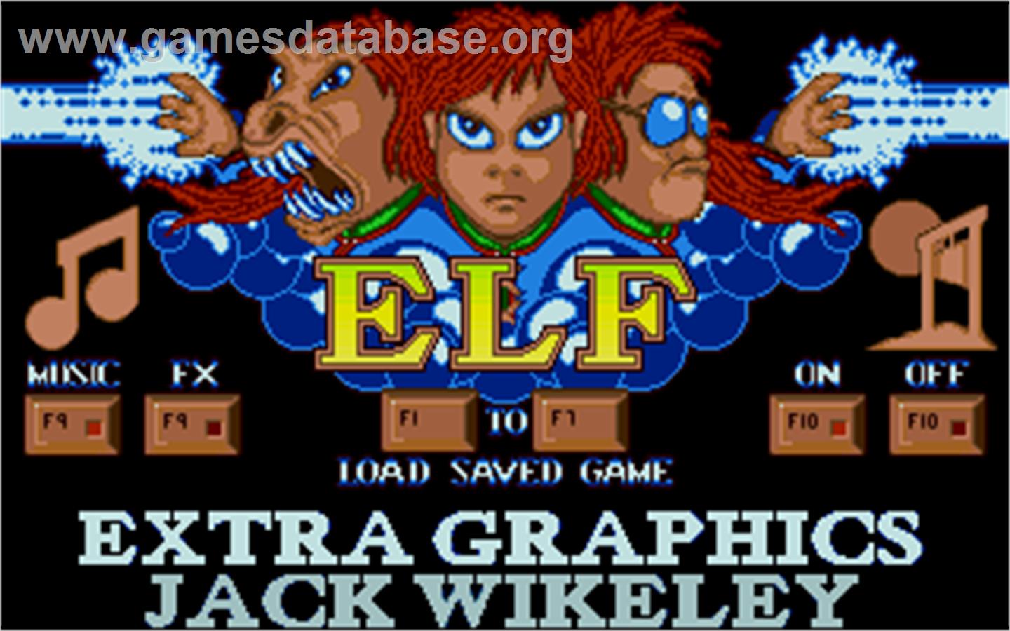 Elf - Atari ST - Artwork - Title Screen
