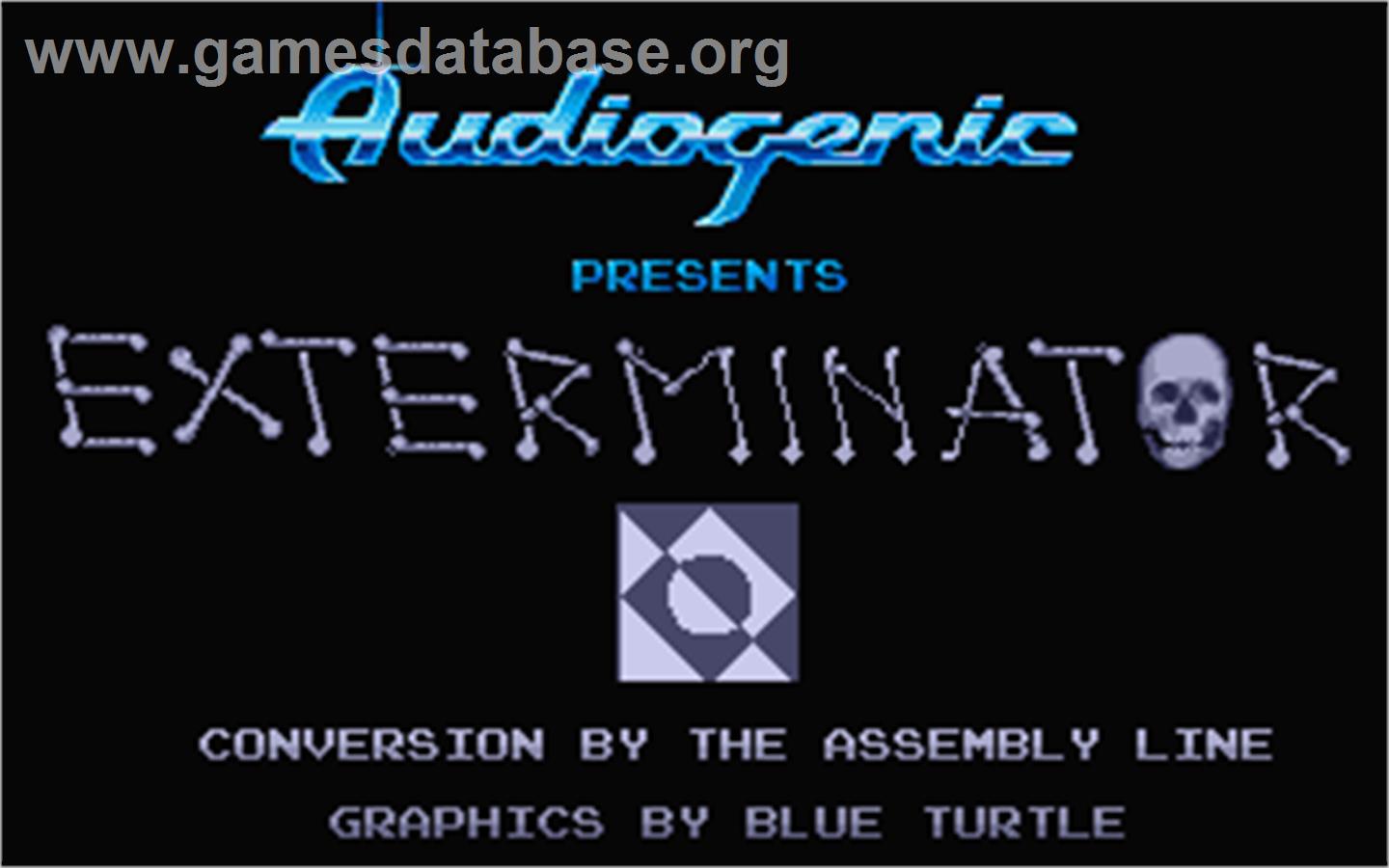 Exterminator - Atari ST - Artwork - Title Screen
