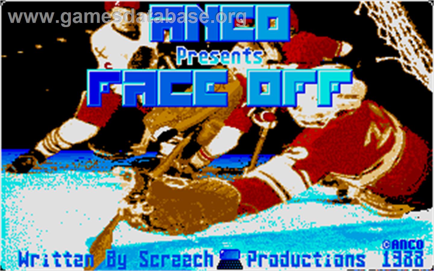 Face-Off - Atari ST - Artwork - Title Screen
