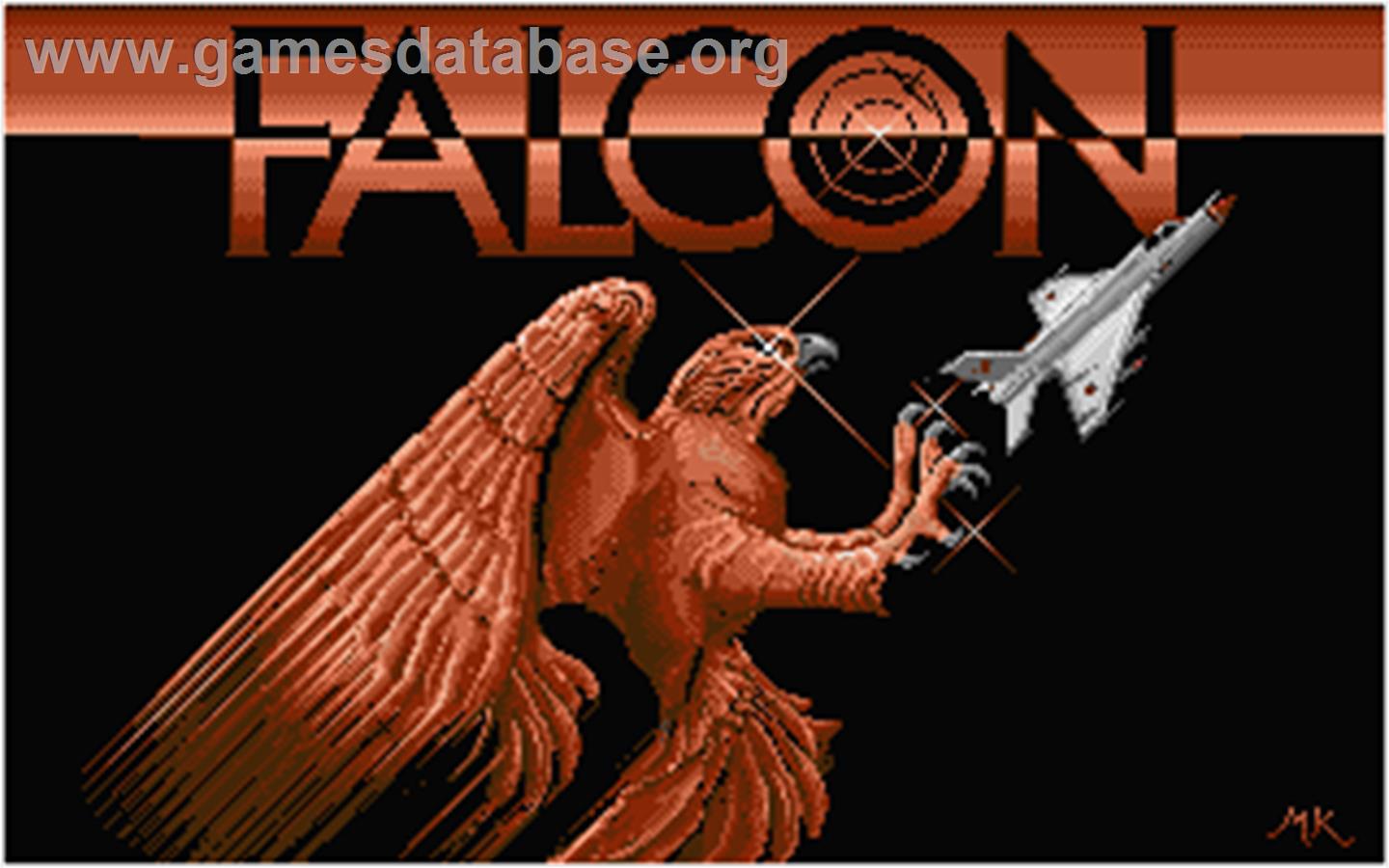 Falcon - Atari ST - Artwork - Title Screen