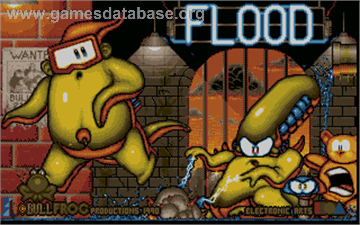 Flood - Atari ST - Artwork - Title Screen