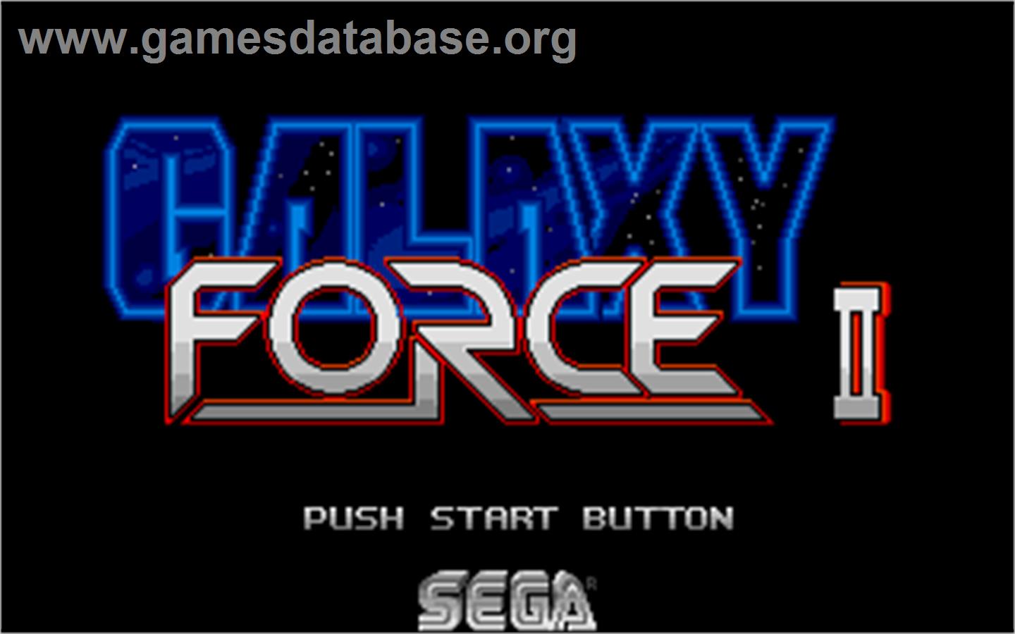 Galaxy Force 2 - Atari ST - Artwork - Title Screen