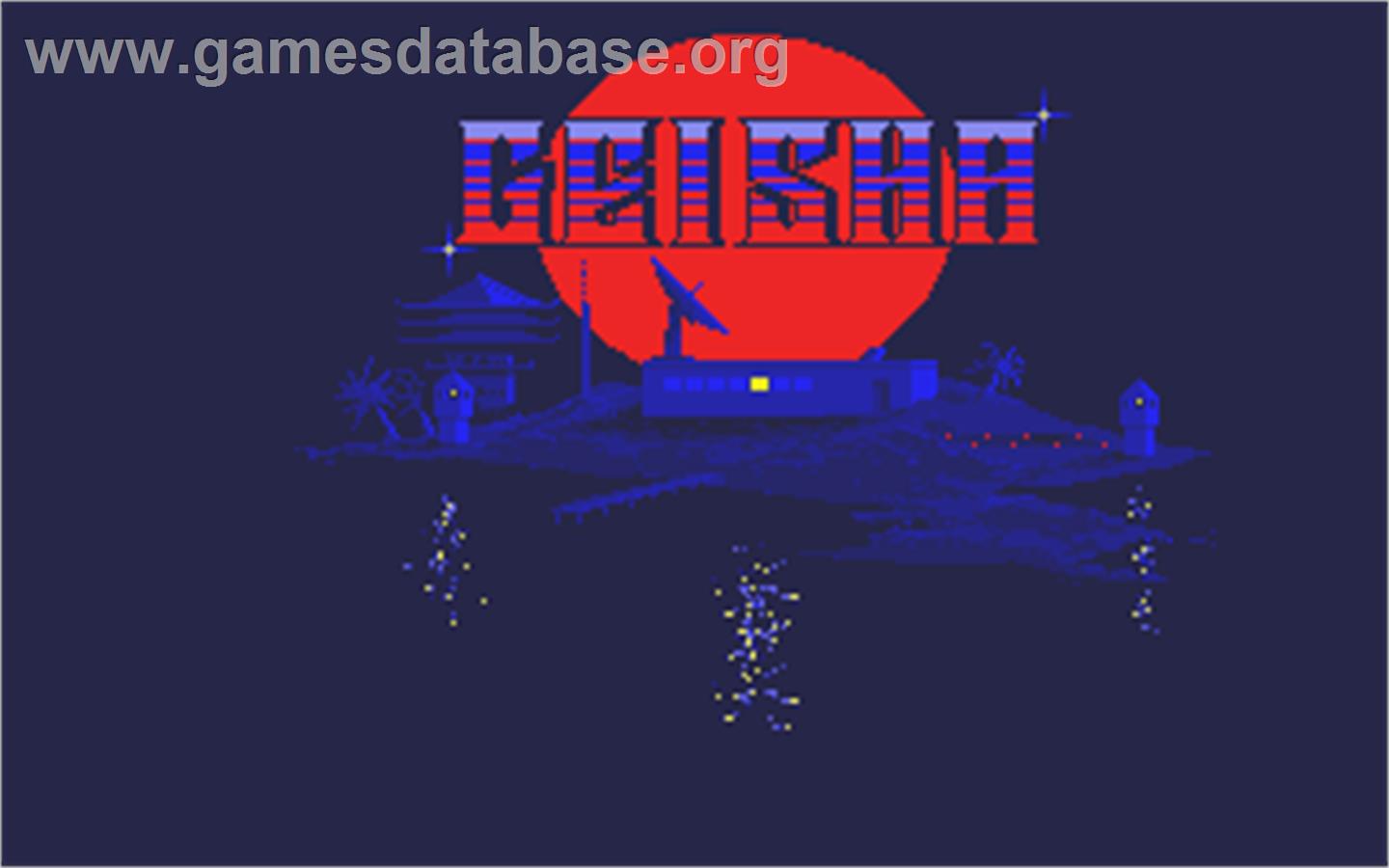 Geisha - Atari ST - Artwork - Title Screen
