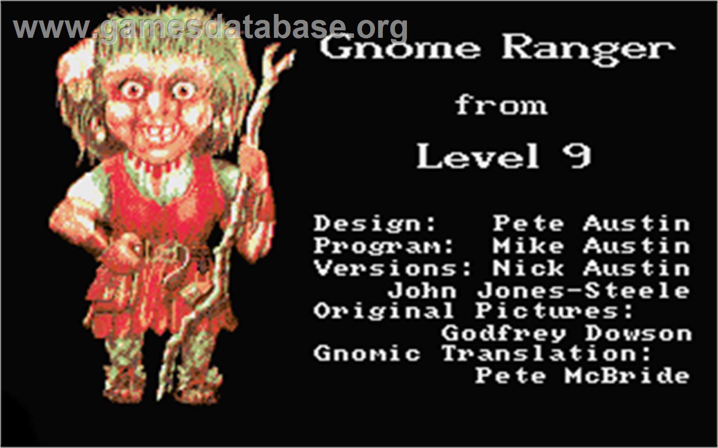 Gnome Ranger - Atari ST - Artwork - Title Screen