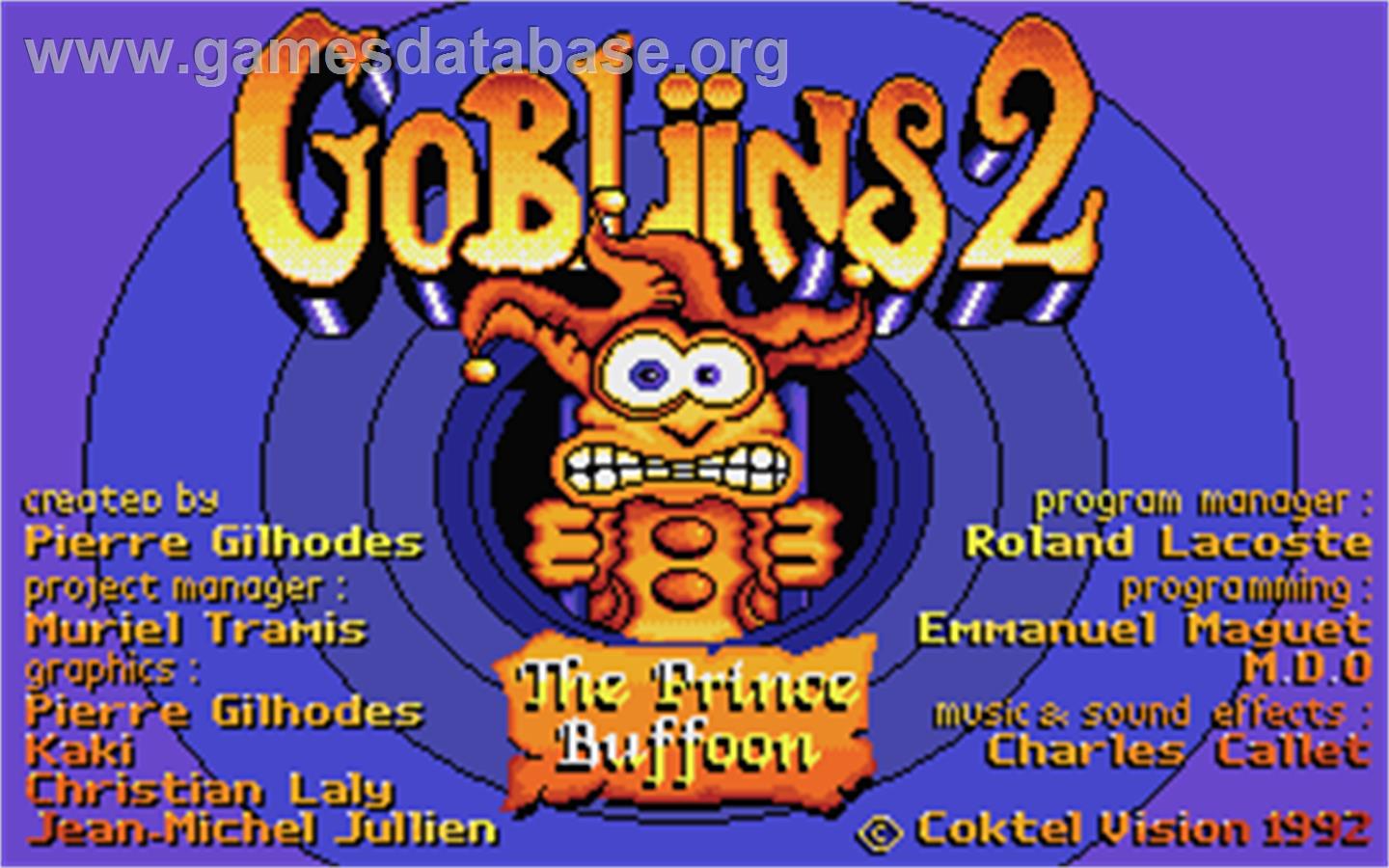 Gobliins 2: The Prince Buffoon - Atari ST - Artwork - Title Screen