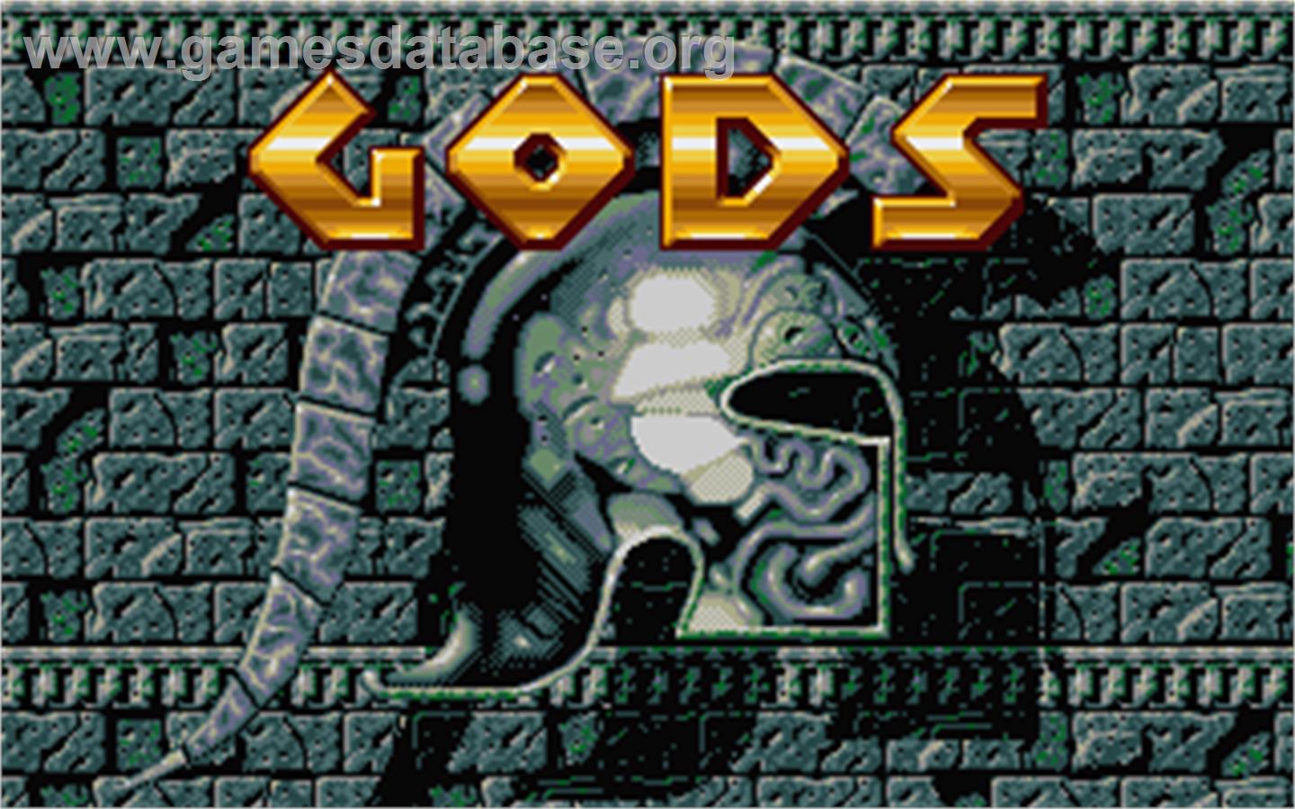 Gods - Atari ST - Artwork - Title Screen