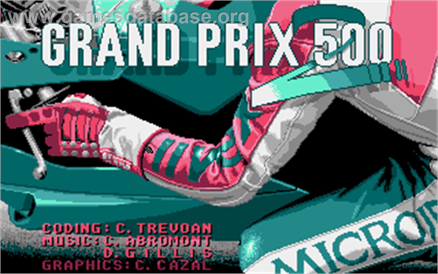 Grand Prix 500 2 - Atari ST - Artwork - Title Screen