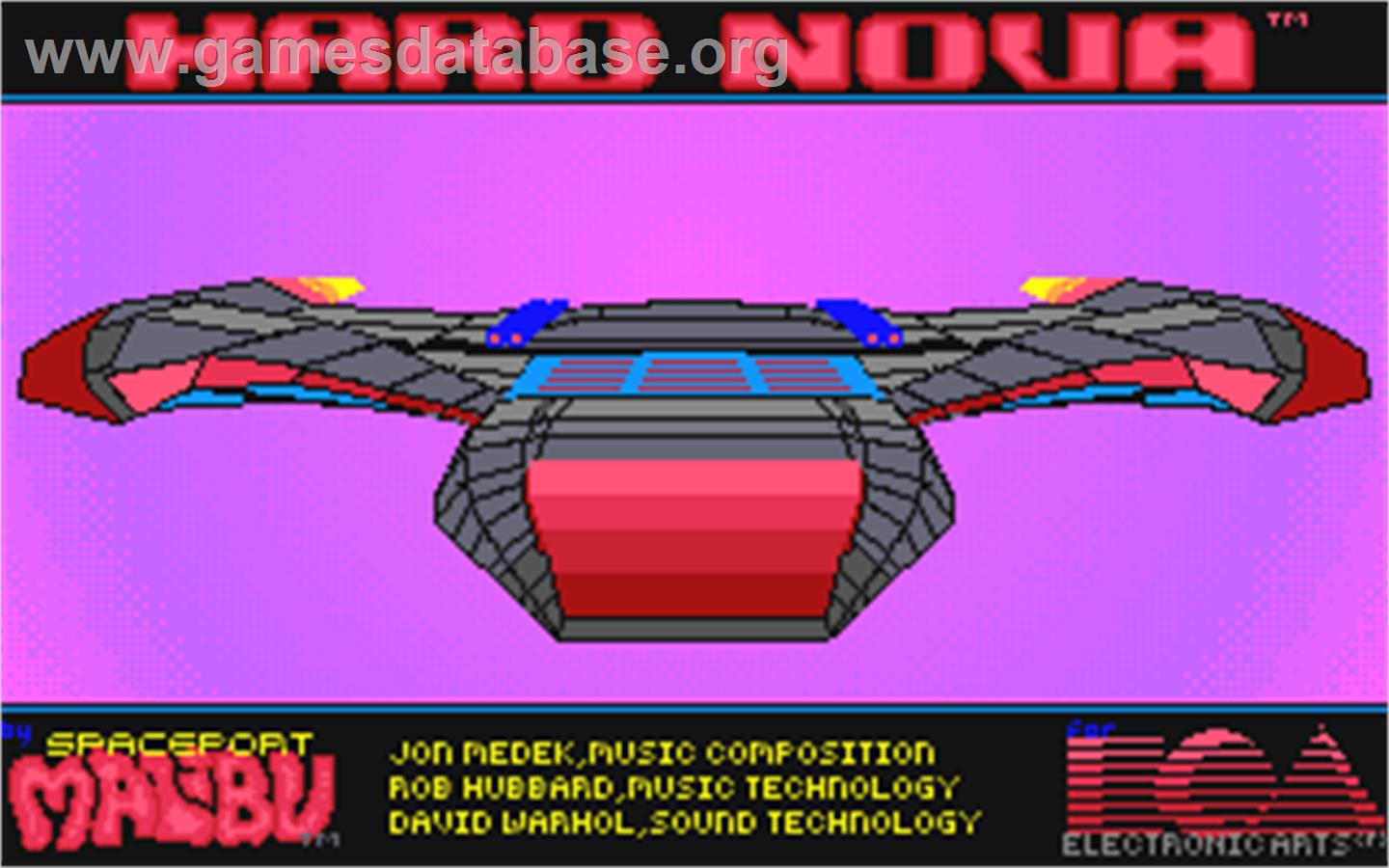 Hard Nova - Atari ST - Artwork - Title Screen