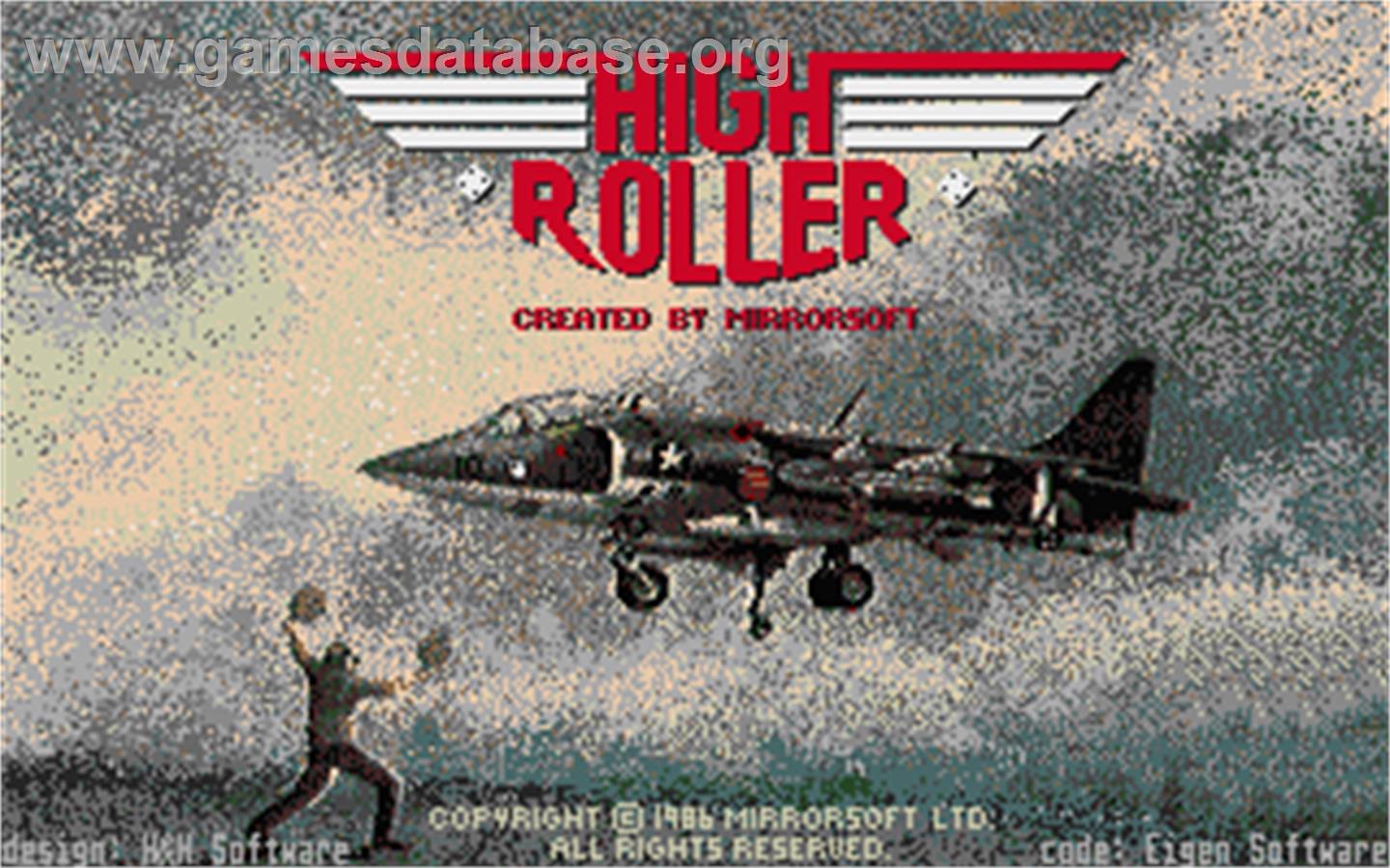 High Roller - Atari ST - Artwork - Title Screen