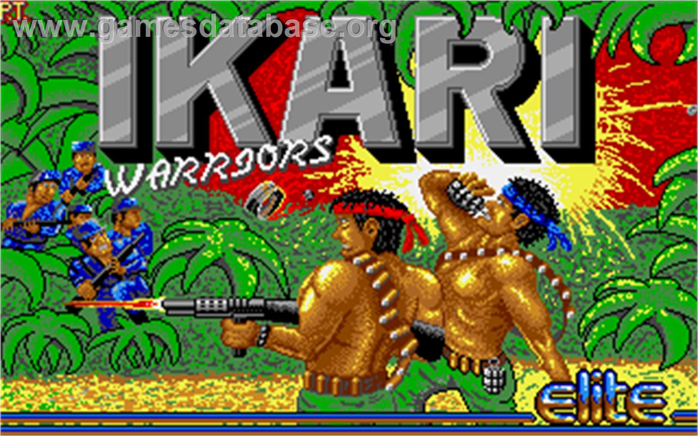 Ikari Warriors - Atari ST - Artwork - Title Screen