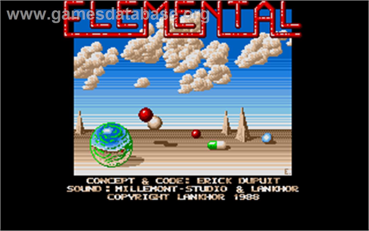 Immortal - Atari ST - Artwork - Title Screen
