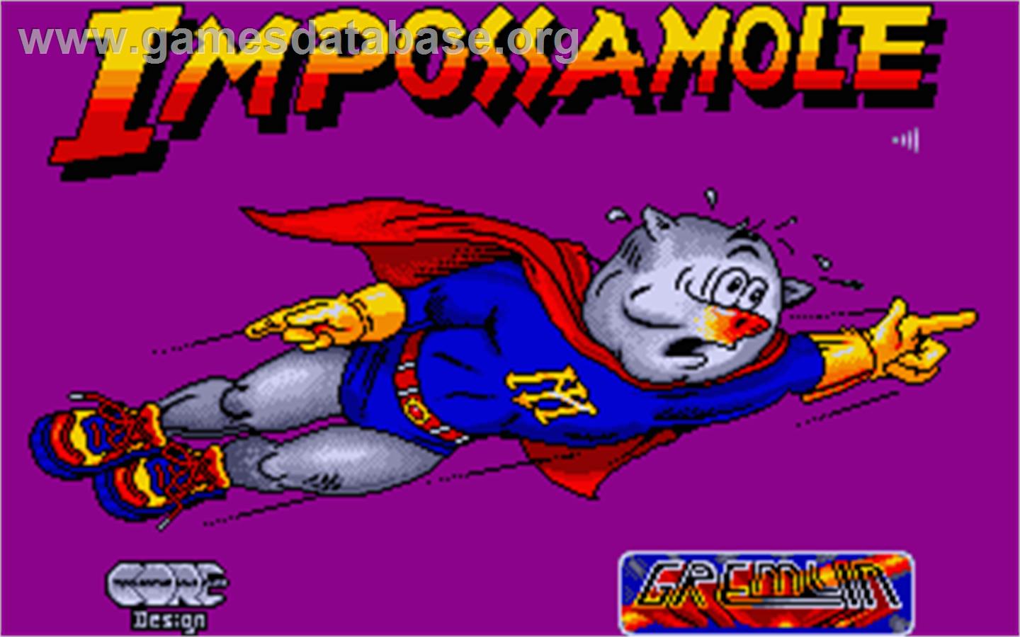 Impossamole - Atari ST - Artwork - Title Screen