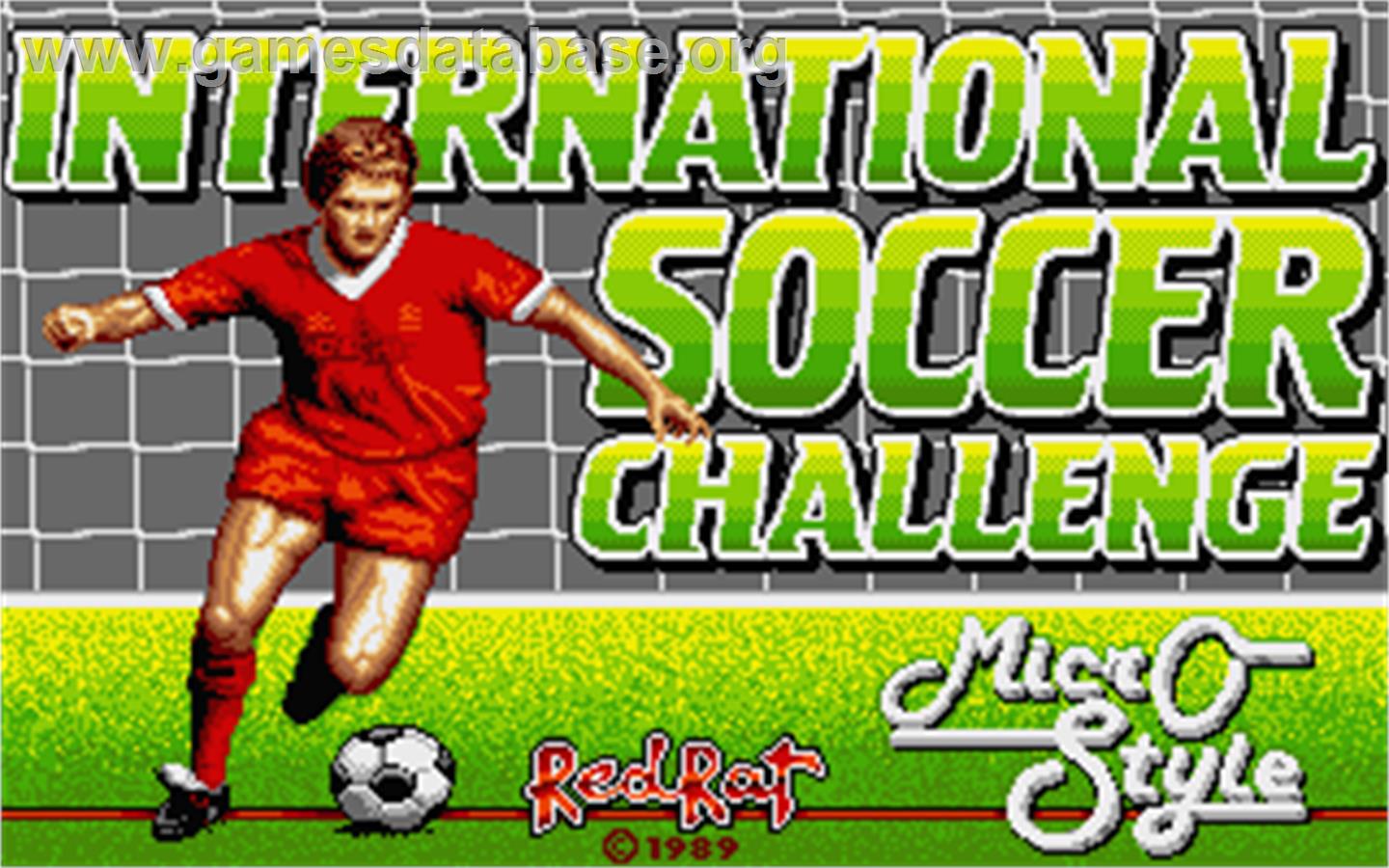 International Soccer Challenge - Atari ST - Artwork - Title Screen