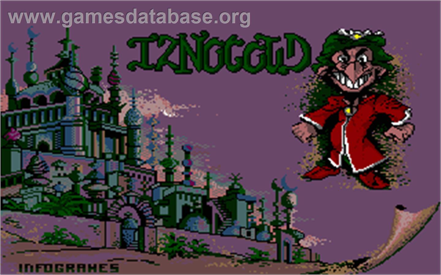 Iznogoud - Atari ST - Artwork - Title Screen